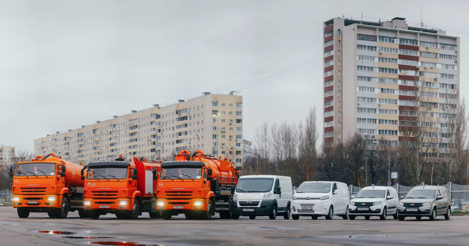 Автопарк компании Аквавент